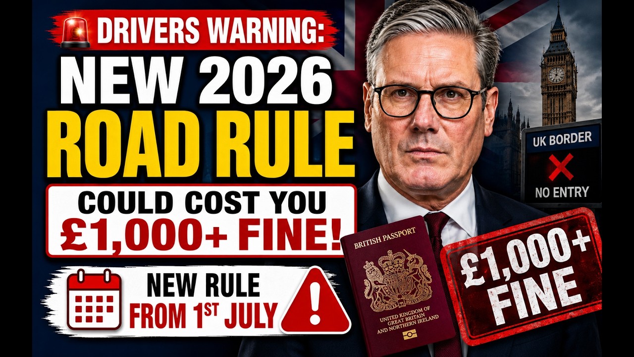 ⚠️ UK Drivers 💥 New Road Rule 💰 Avoid a &pound;1,000+ Fine!