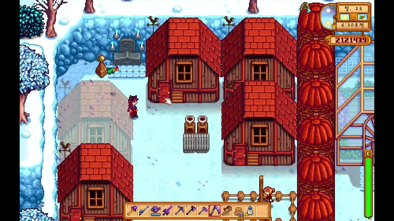 Stardew Valley를 했다. (4년째, 겨울 27~5년쨰, 봄 7일)