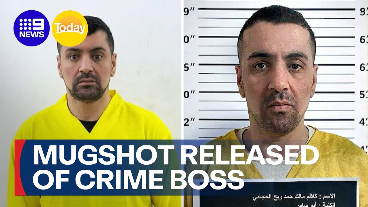 Mugshot released of notorious Melbourne crime boss arrested in Iraq | 9 News Australia