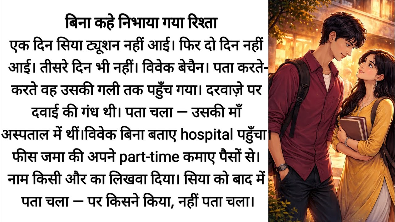 || Unspoken Love, Earned Together || बिना कहे निभाया गया रिश्ता || MOST ROMANTIC LOVE STORY ||  