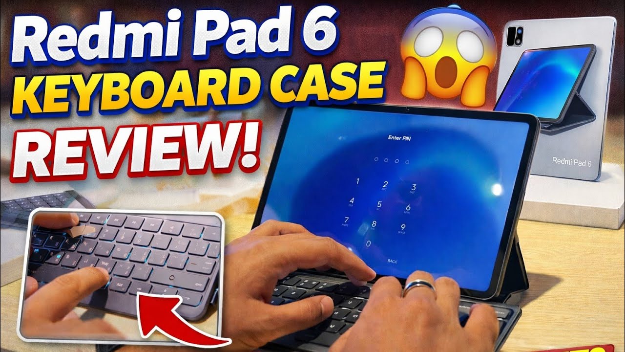 Redmi Pad 6 Keyboard Case| Is It Worth Buying in 2025? Why it works better than 3rd party ones?