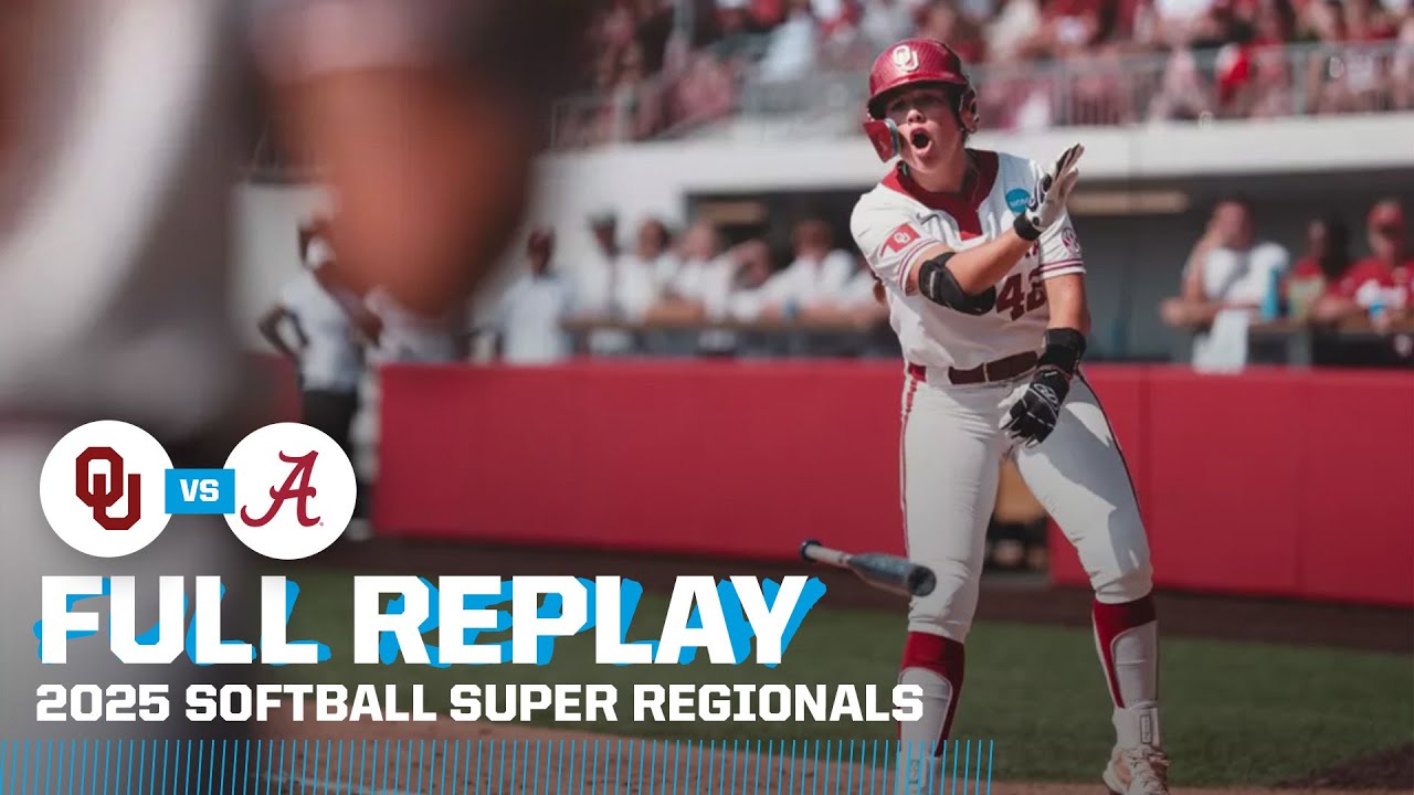 Oklahoma vs. Alabama: 2025 NCAA softball super regionals Game 1 | FULL REPLAY