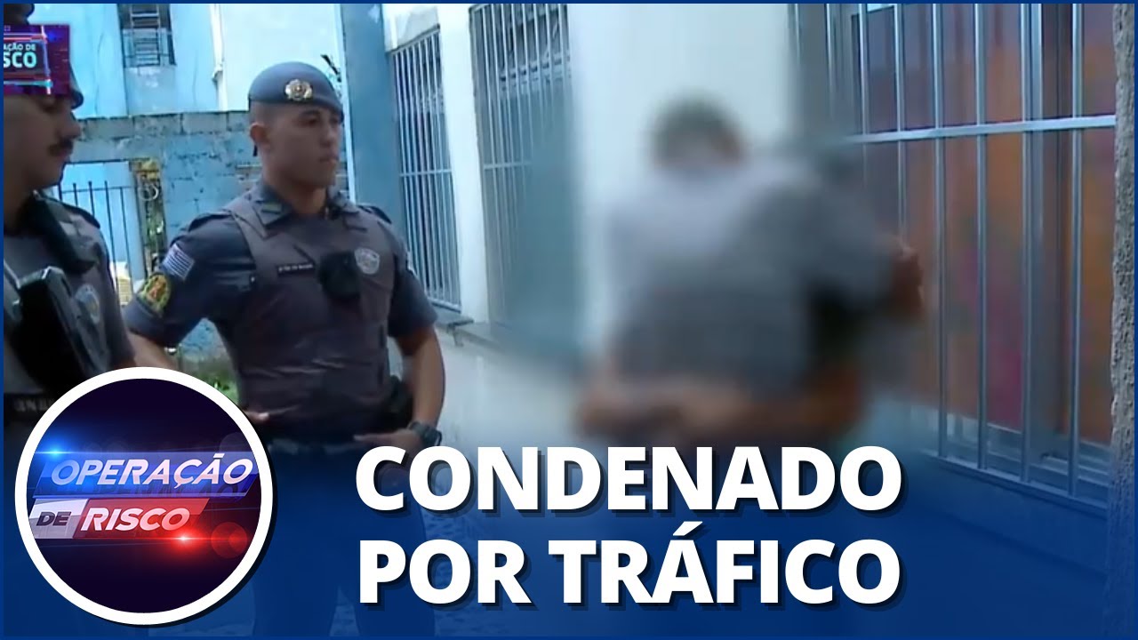 Pai chora ao ver filho preso: 