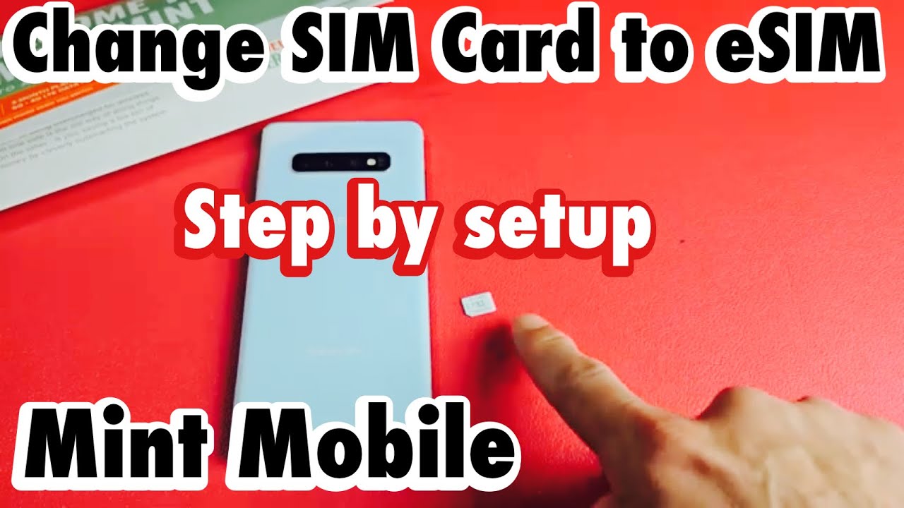 Mint Mobile: Замените SIM-карту на eSIM (некоторые телефоны не поддерживают eSIM).