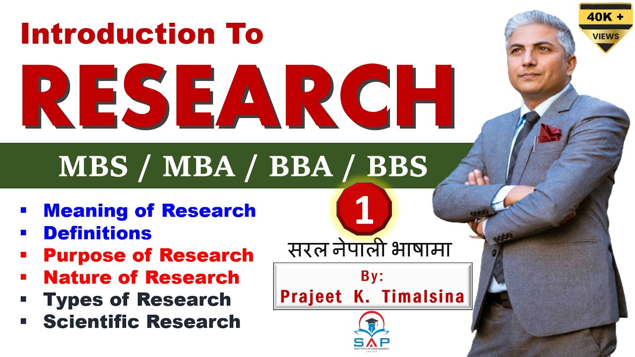 Research: Meaning I Purpose I Nature I Types I Scientific Research