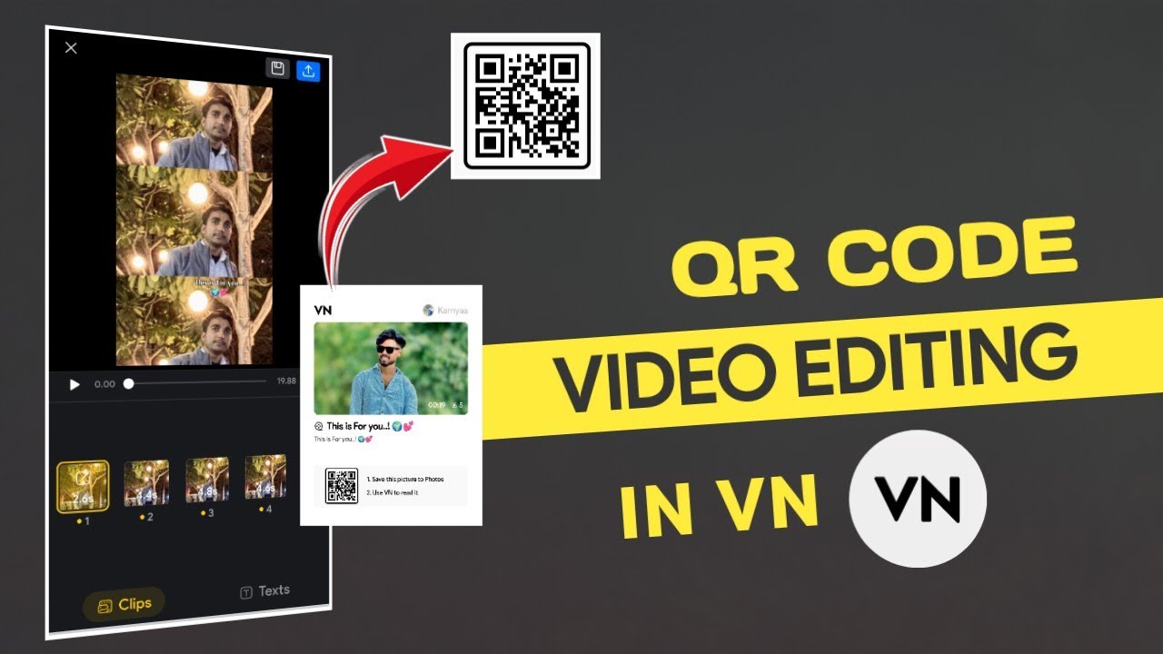 Pahle Kabhi Kuchh To Hone Laga Reels Editing VN Code | QR code Video Editing In VN | Instagram Reels