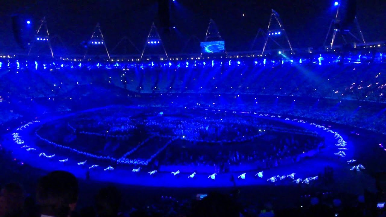 London 2012 Opening Ceremony - Dove release (Come Together)
