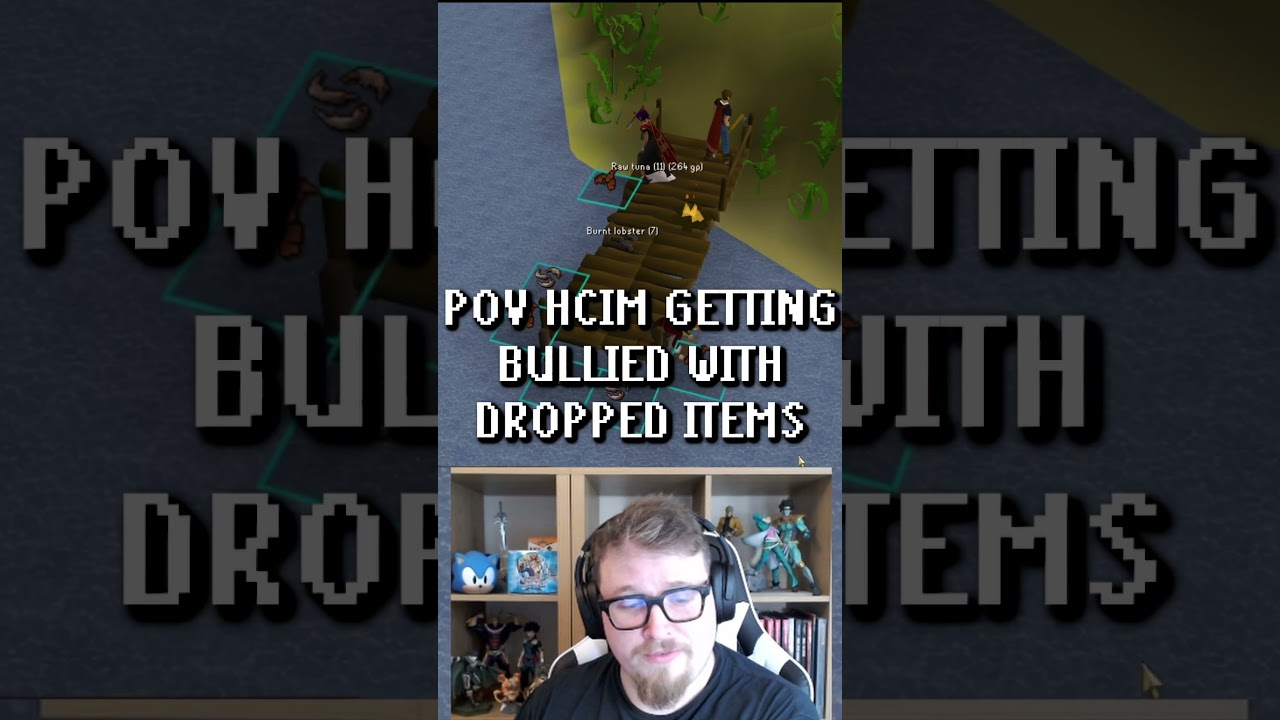 POV TWITCH CHAT BULLYING OSRS IRONMAN STREAMER #osrs #osrsironman #osrsshorts
