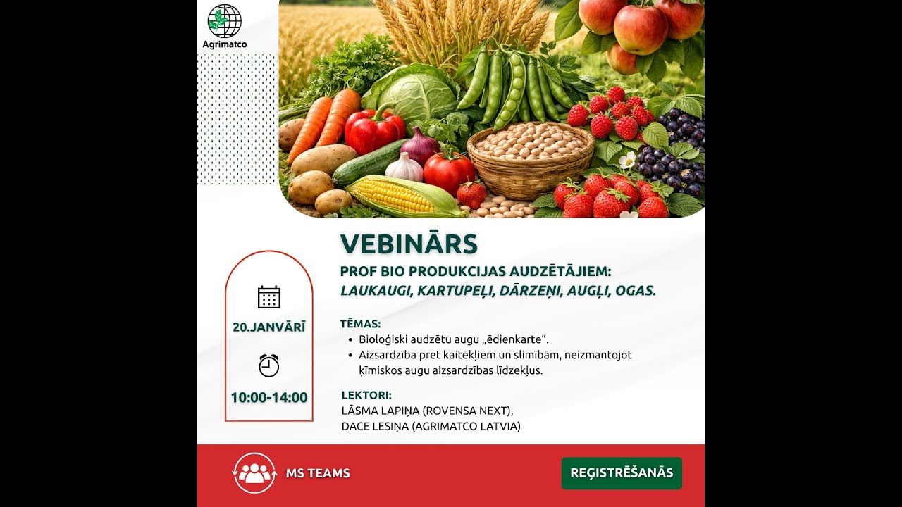Vebinārs   PROF BIO produkcijas audzētājiem 1.DAĻA