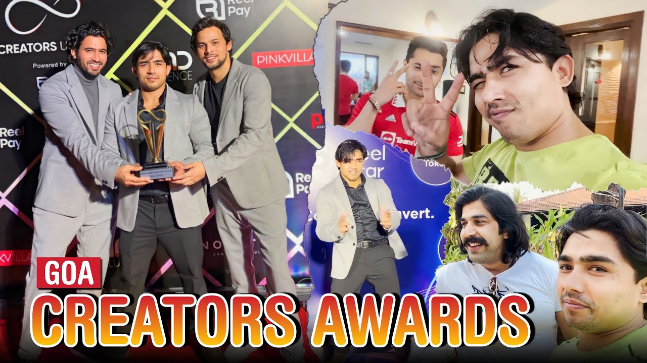 CREATORS AWARDS GOA | ROUND2HELL | WASIM AHMAD OFFICIAL