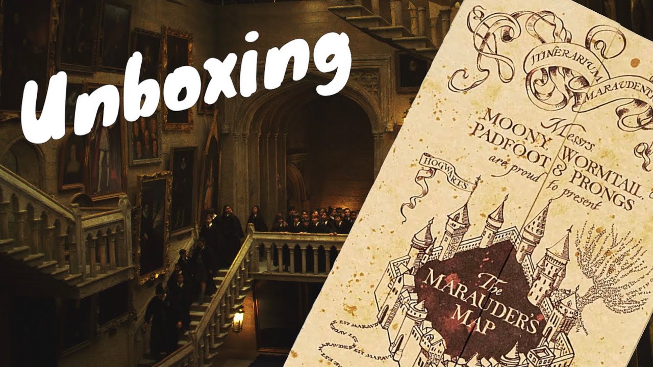 Marauder's Map Noble Collection - Unboxing FR