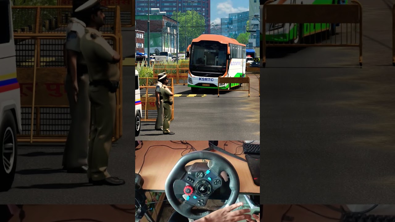 KSRTC VOLVO 9600 ZIGZAG DRIVE | G29 | Indian Bus Driving | ETS 2