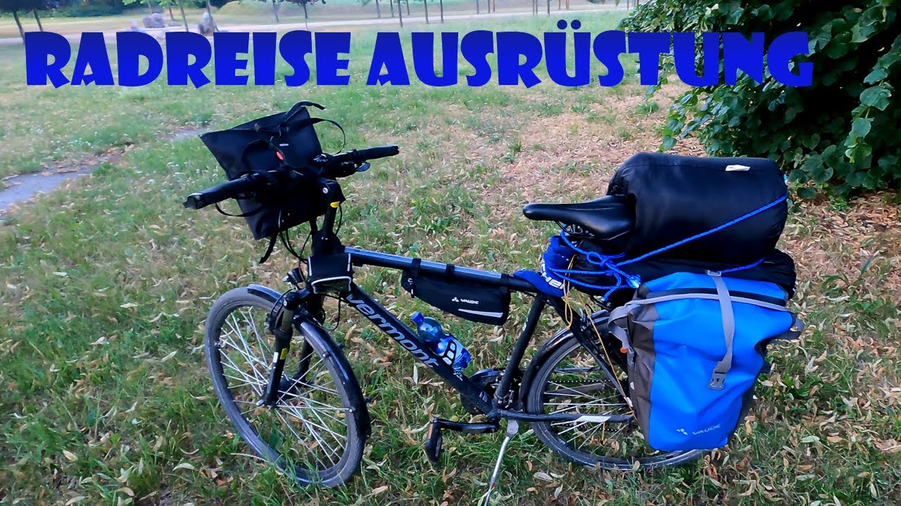 FAHRRAD AUSRÜSTUNG / in 6 min. bereit für die RADREISE!