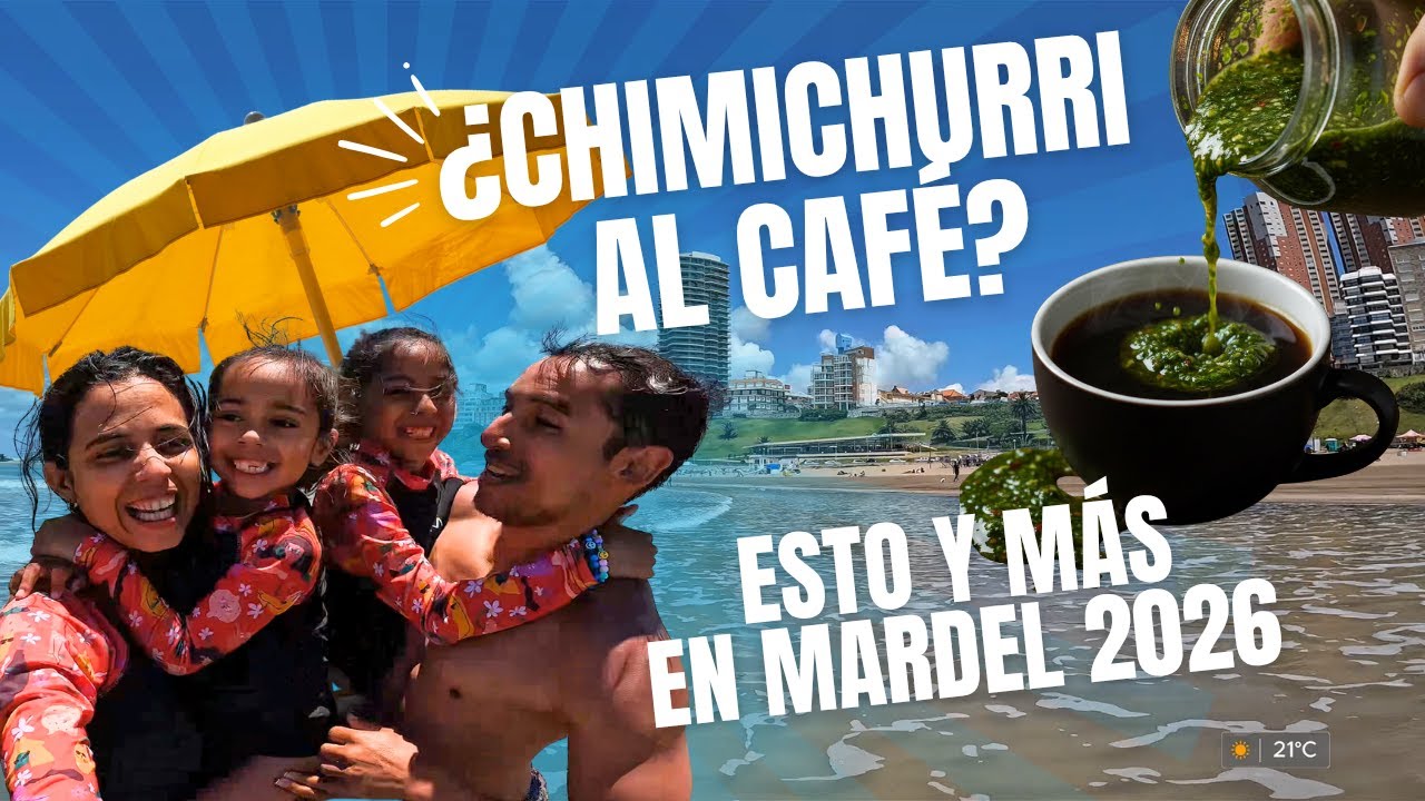 ¿Café con chimichurri? ☕️🔥 Playa, comida y precios reales en Mar del Plata 2026