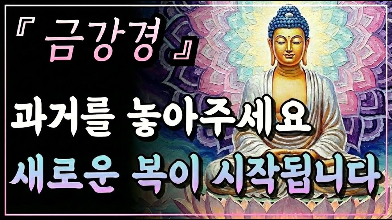 [부처님말씀] 그때 다른 선택을 했더라면 하고 후회되나요? 지난 과거의 미련을 끊고 더 큰 복을 부르는 법ㅣ금강경ㅣ자면서 듣는 부처님 말씀ㅣ불교명언