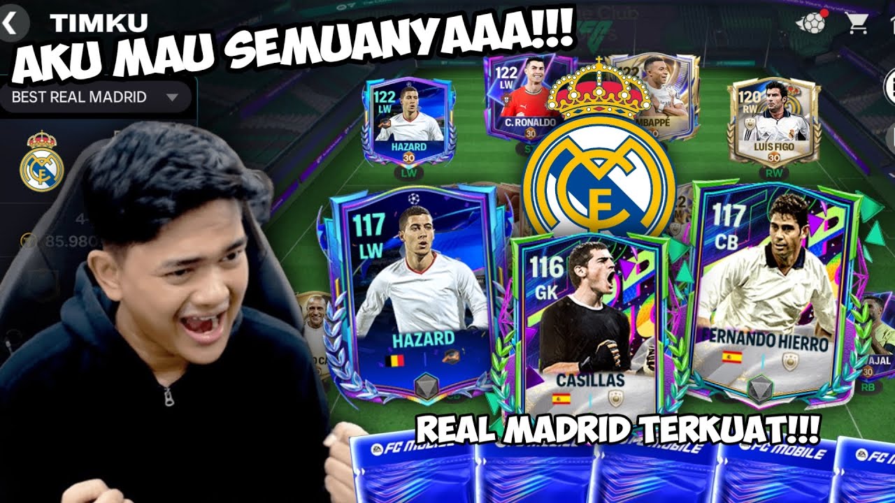 AKU TOP UP 40.000 FC POINT DEMI HAZARD, CASILLAS & HIERRO! DEMI FULL REAL MADRID! - EA FC MOBILE 26
