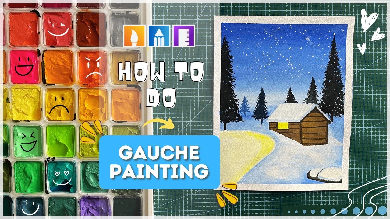 Painting with Himi Miya Gouache Paints!