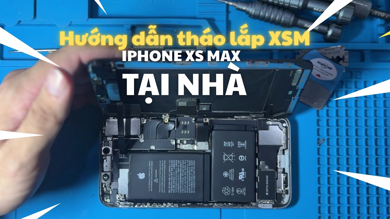 [HanoiMobile] Hướng dẫn tháo lắp iPhone XS Max từ A đến Z 