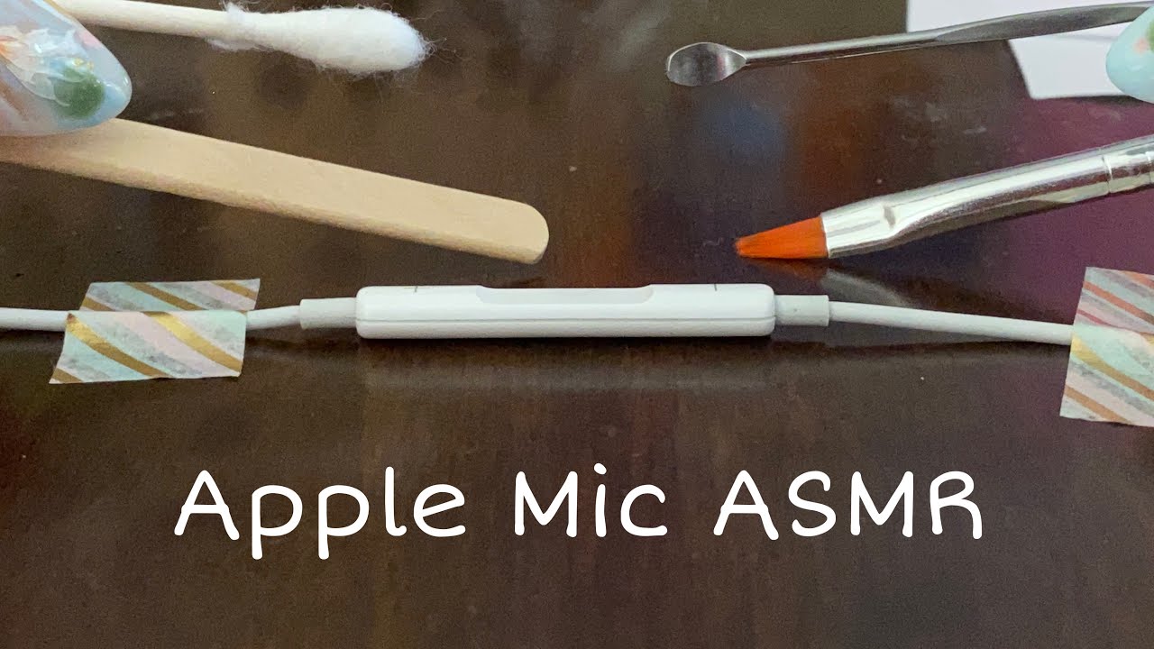 ASMR with apple earphone mic (LoFi ASMR, Mic Sounds)