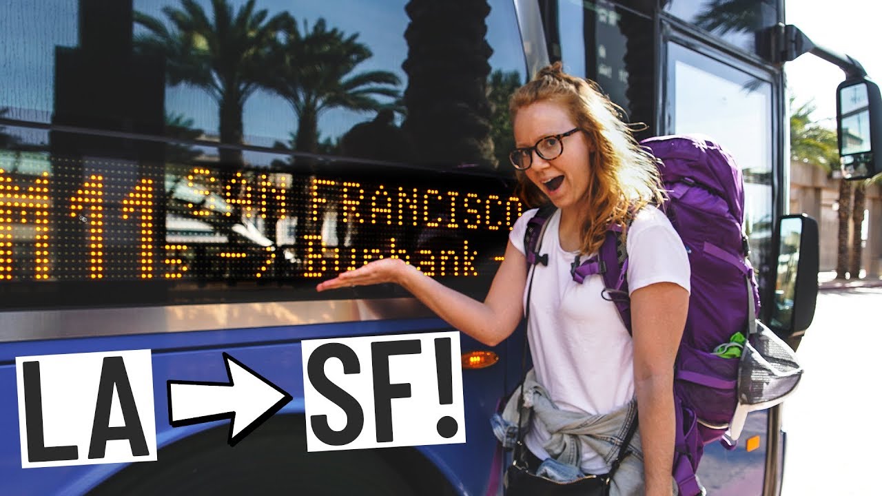 BUS RIDE ACROSS CALIFORNIA! (Los Angeles 🚌San Francisco)