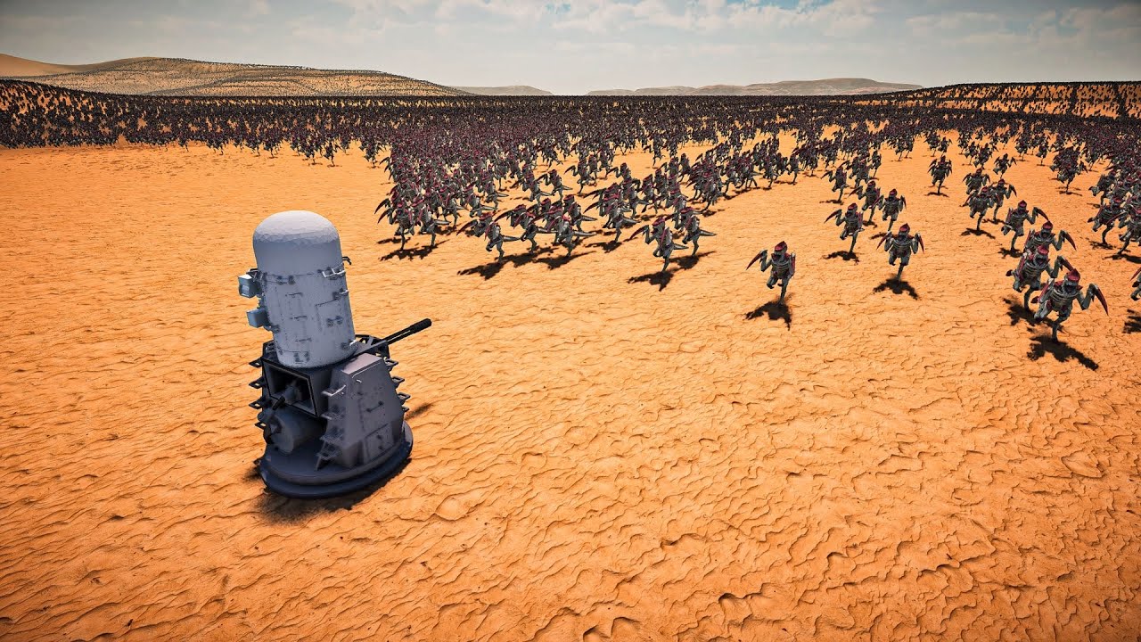 AUTO SENTRY GUN VS 1,000,000 ALIENS - Ultimate Epic Battle