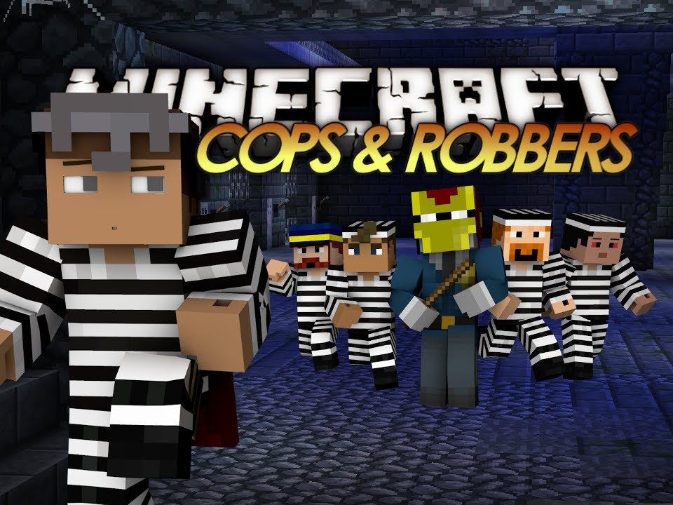 Minecraft Mini Game: Cops & Robbers! w/ Excl, Dartron, Mithzan & Co.