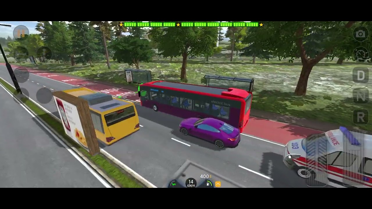 Electric Bus simulator game 