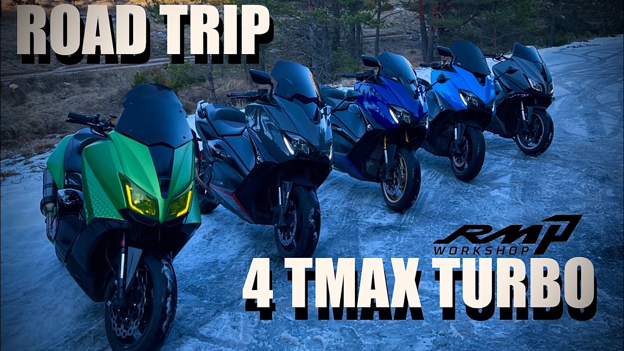 4 TMAX TURBO EN ROAD TRIP DANS LE SUD 🚀🚀🚀🚀