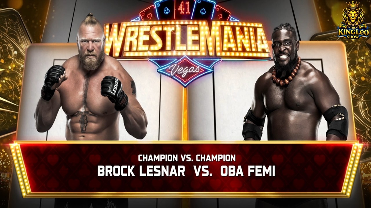 Brock Lesnar DOMINATES Oba Femi in 3 Stages of Hell Match in WrestleMania Night 1