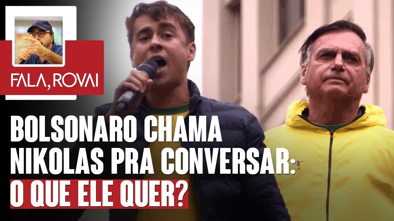 Bolsonaro chama Nikolas pra conversar: O que ele quer? | Fala, Rovai 20.02.26
