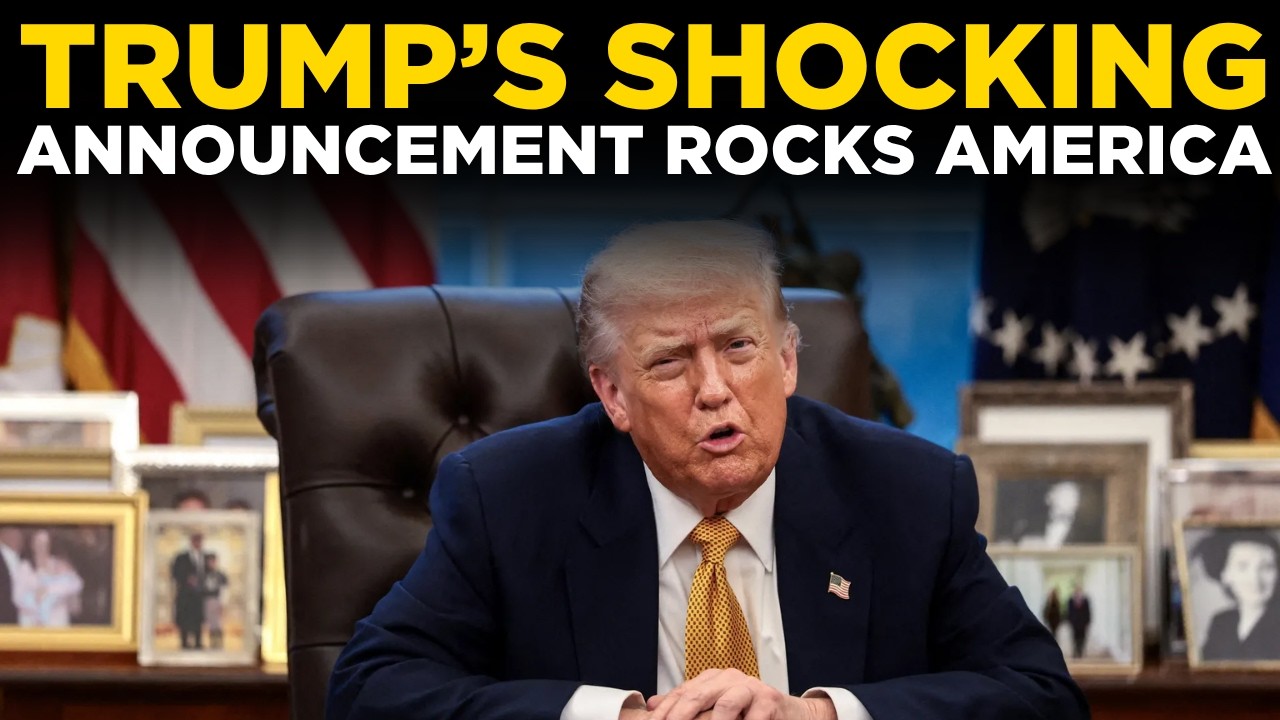 Donald Trump Declares Emergency LIVE | Historic White House Announcement Rocks the Nation! | US News