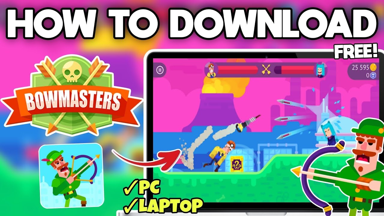 How to Download and Play BOWMASTERS on PC or Laptop - Easy Step-by-Step Guide