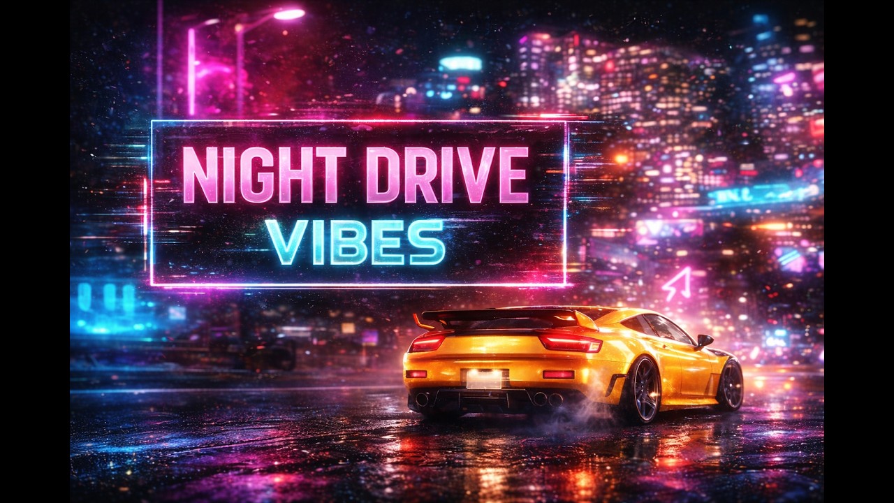 Neon Night Drive | Cyberpunk Car Music Visual