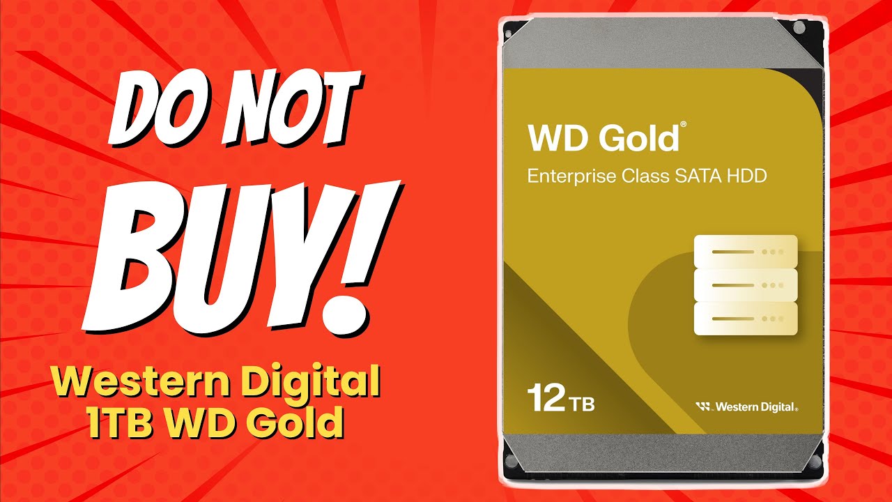 DON'T BUY Western Digital 1TB WD Gold Before Watching THIS! 😱 (6 Reasons)