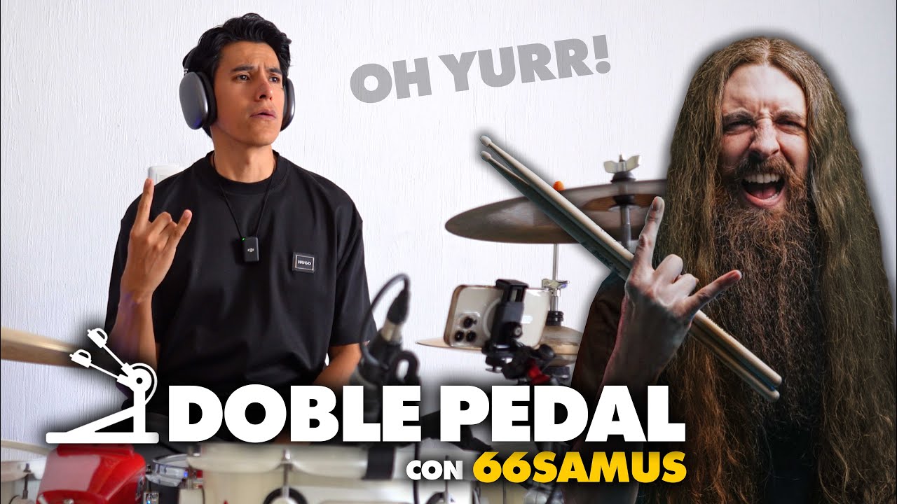 66Samus me enseña a tocar DOBLE PEDAL