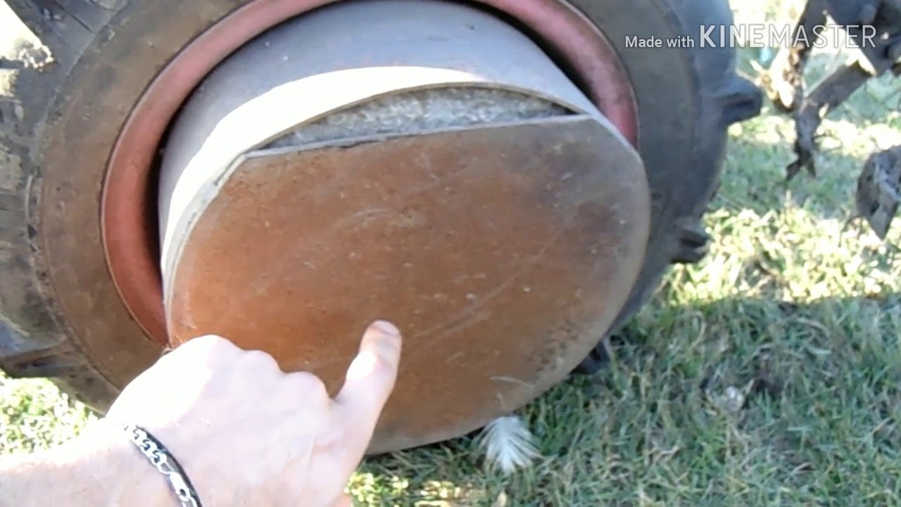 Самодельные утяжелители на колеса мотоблока