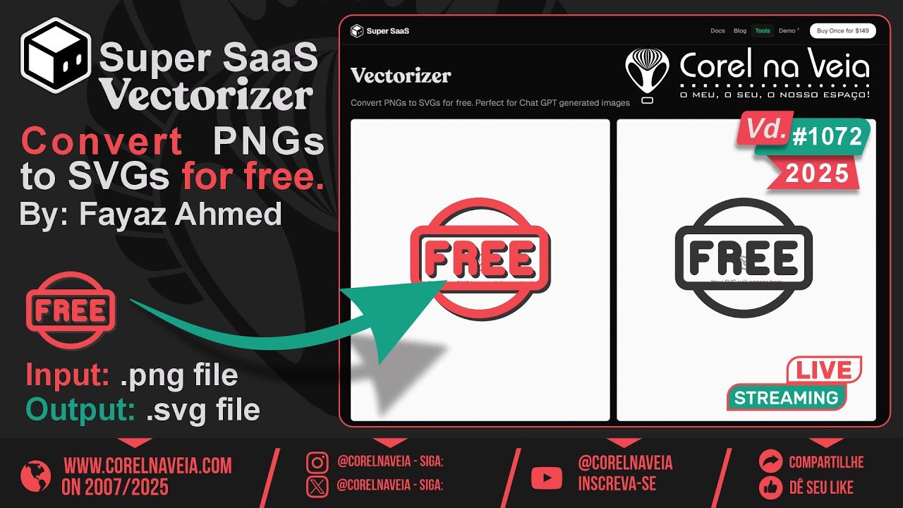 Super SaaS Vectorizer Alternative Convert PNGs to SVGs for FREE