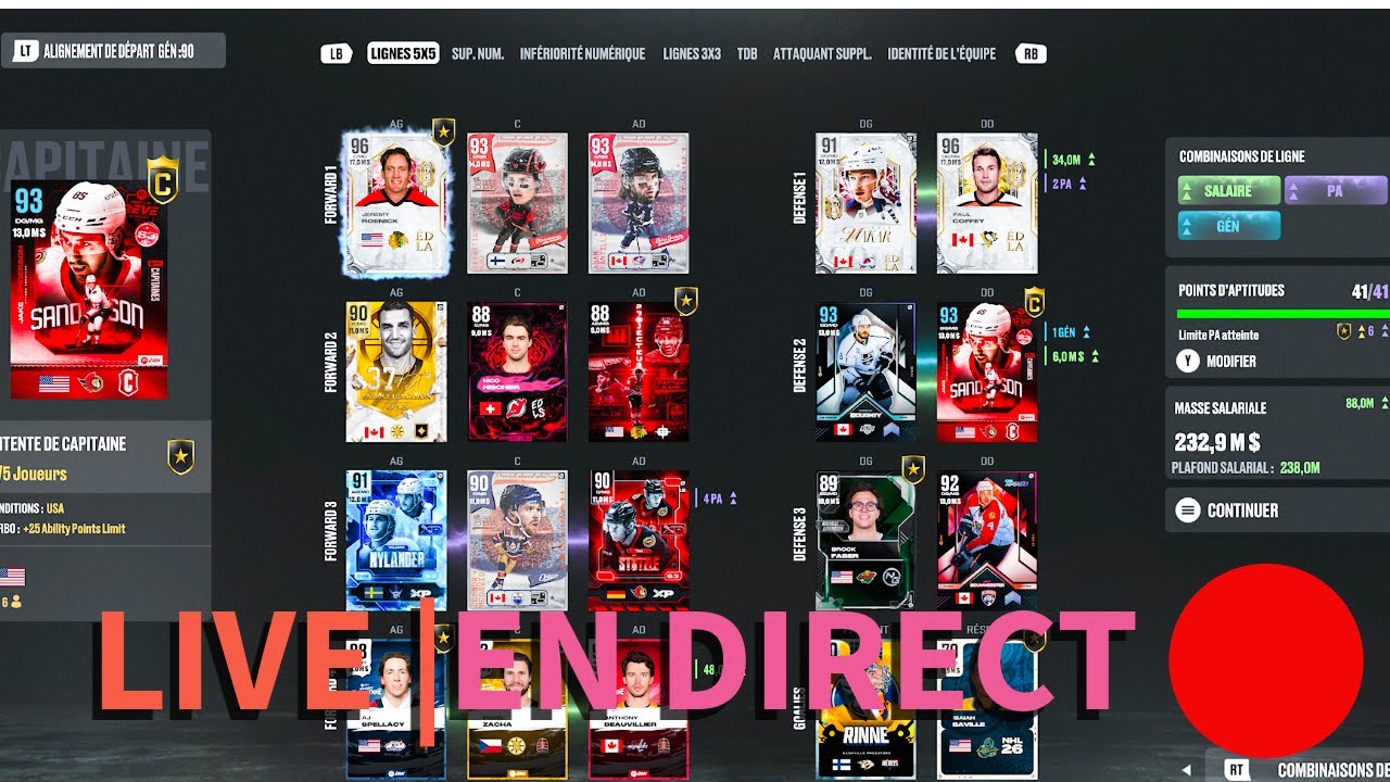 Bon dimanche matin ! | Champs & Ranked | NHL 26 HUT LIVE