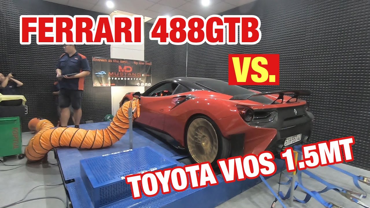 Ferrari 488 GTB mạnh bao nhiêu trên dàn Mustang Dyno của CCMFast