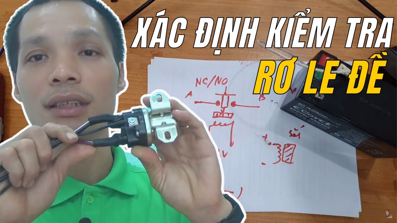 Xem 1 lần để hiểu rõ nguyên lý rơ le đề máy phát điện  | Quang máy phát điện
