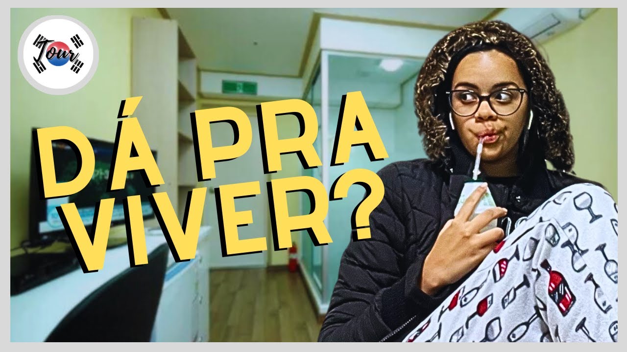 🇰🇷 É nesse mini studio que eu moro na Coreia do Sul! | TOUR