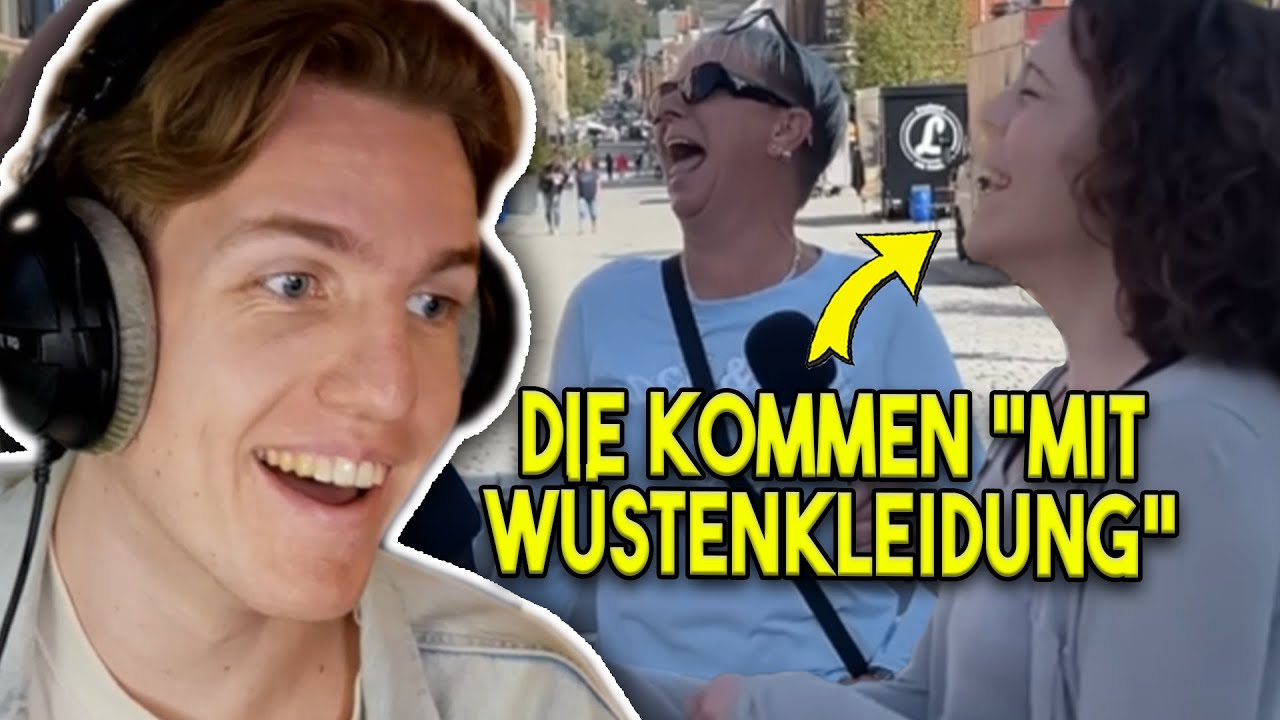 Ausländer kommen mit WÜSTEN-KLAMOTTEN!!!!🤣