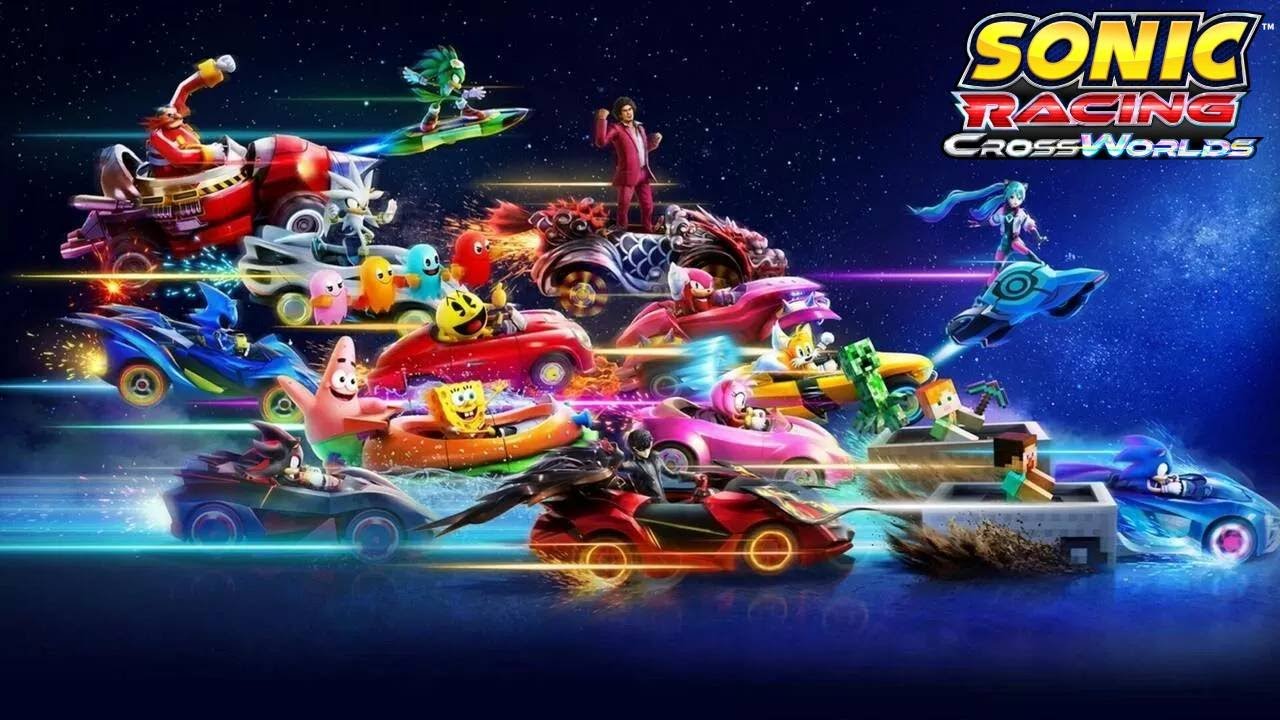 Live de  Sonic racing CrossWorlds evento da Hatsune Miku