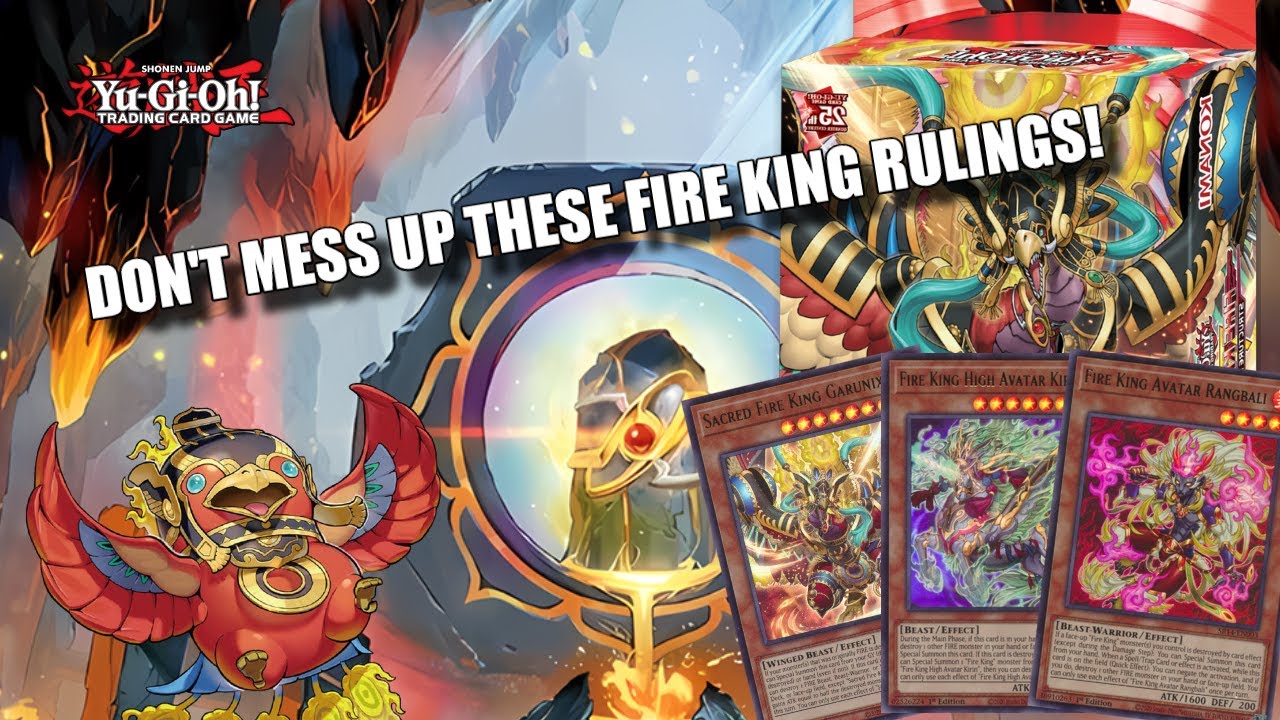Yu-Gi-Oh! Don't Mess up these FIRE KING RULINGS!
