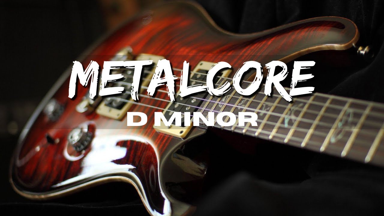 Metalcore Guitar Backing Track In D Minor 3/4