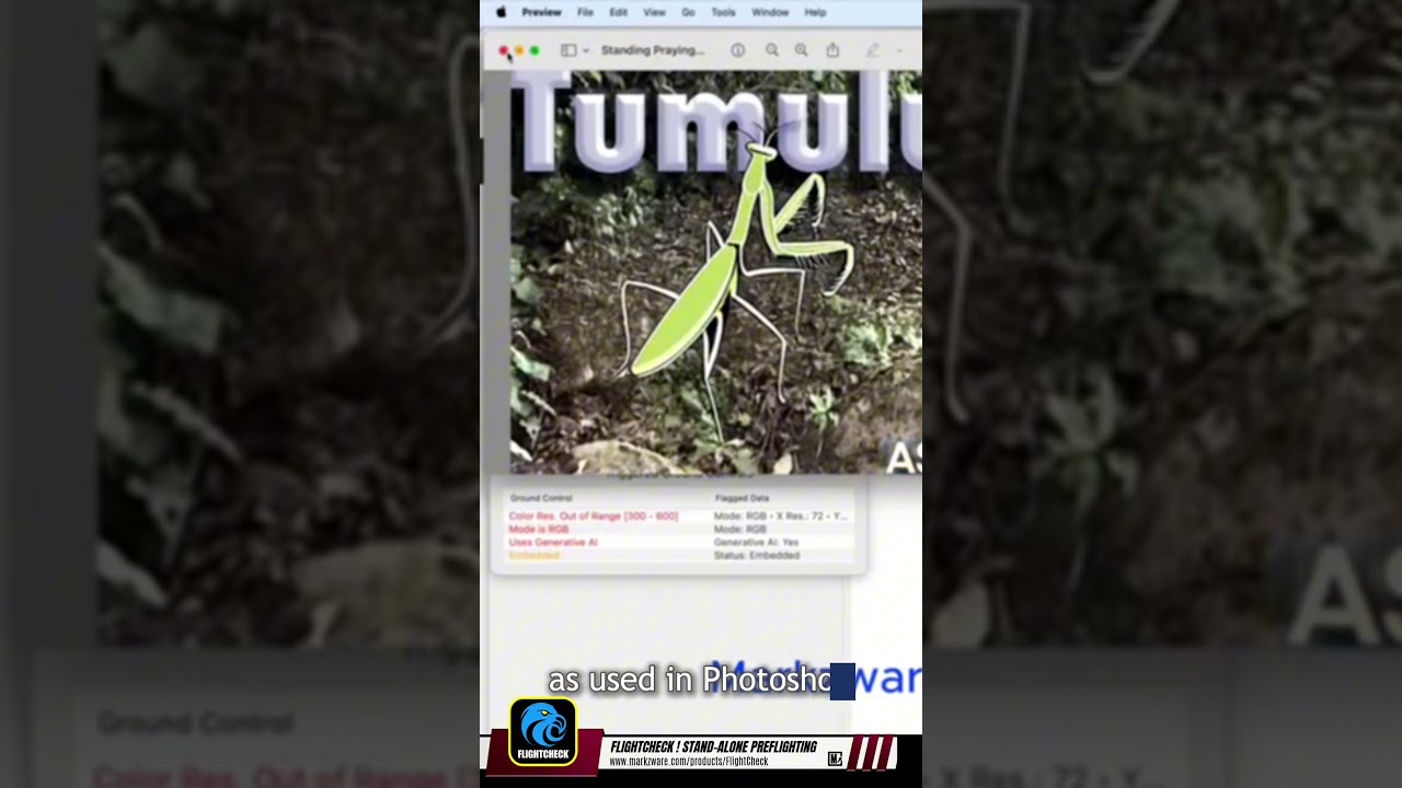 Detect Gen AI in Photoshop with FlightCheck 🔍