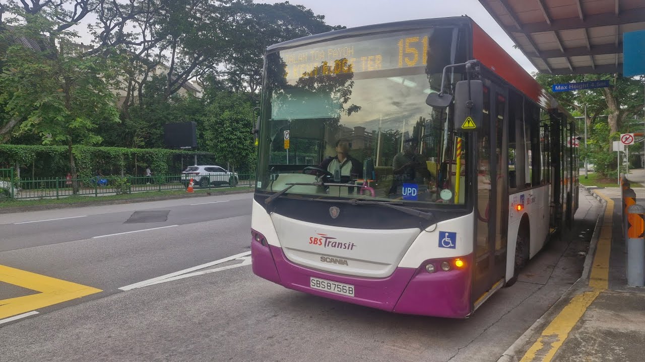 SBS Transit Bus Service 151 Scania K230UB Euro V Batch 1 SBS8756B 