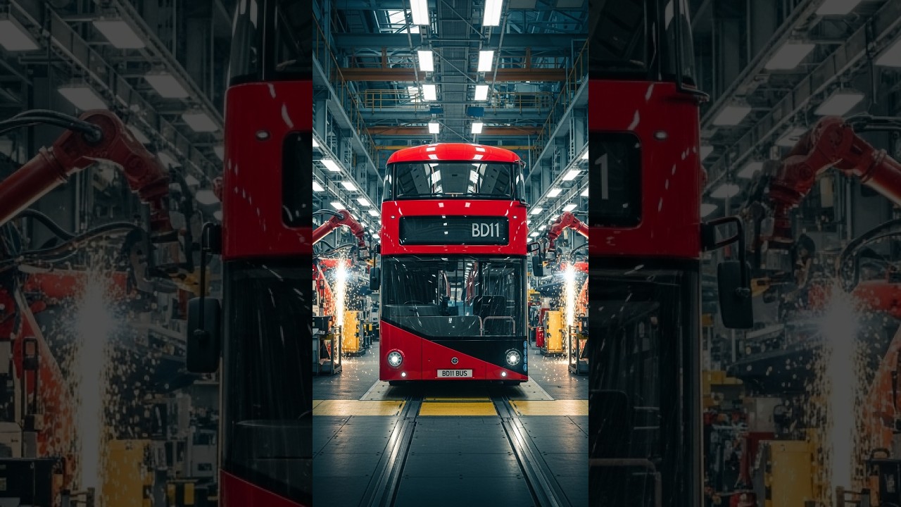 How Double-Decker Buses Are Made | Alexander Dennis BD11 🇺🇸  | Full Factory Process