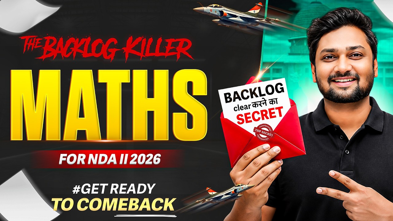 NDA 2 Maths Complete Revision | NDA 2 MATHS One Shot | Sumit Sir