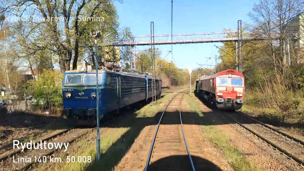 Cabview  | EN76 | Rybnik Towarowy - Rydułtowy - Sumina | Zły stan torów